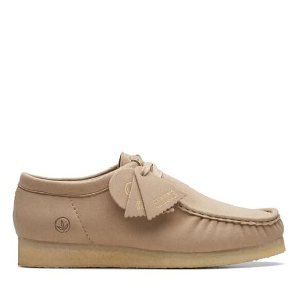 NWT Clarks Wallabee Sand Vegan 11.5 D MEN Beige - Picture 6 of 7